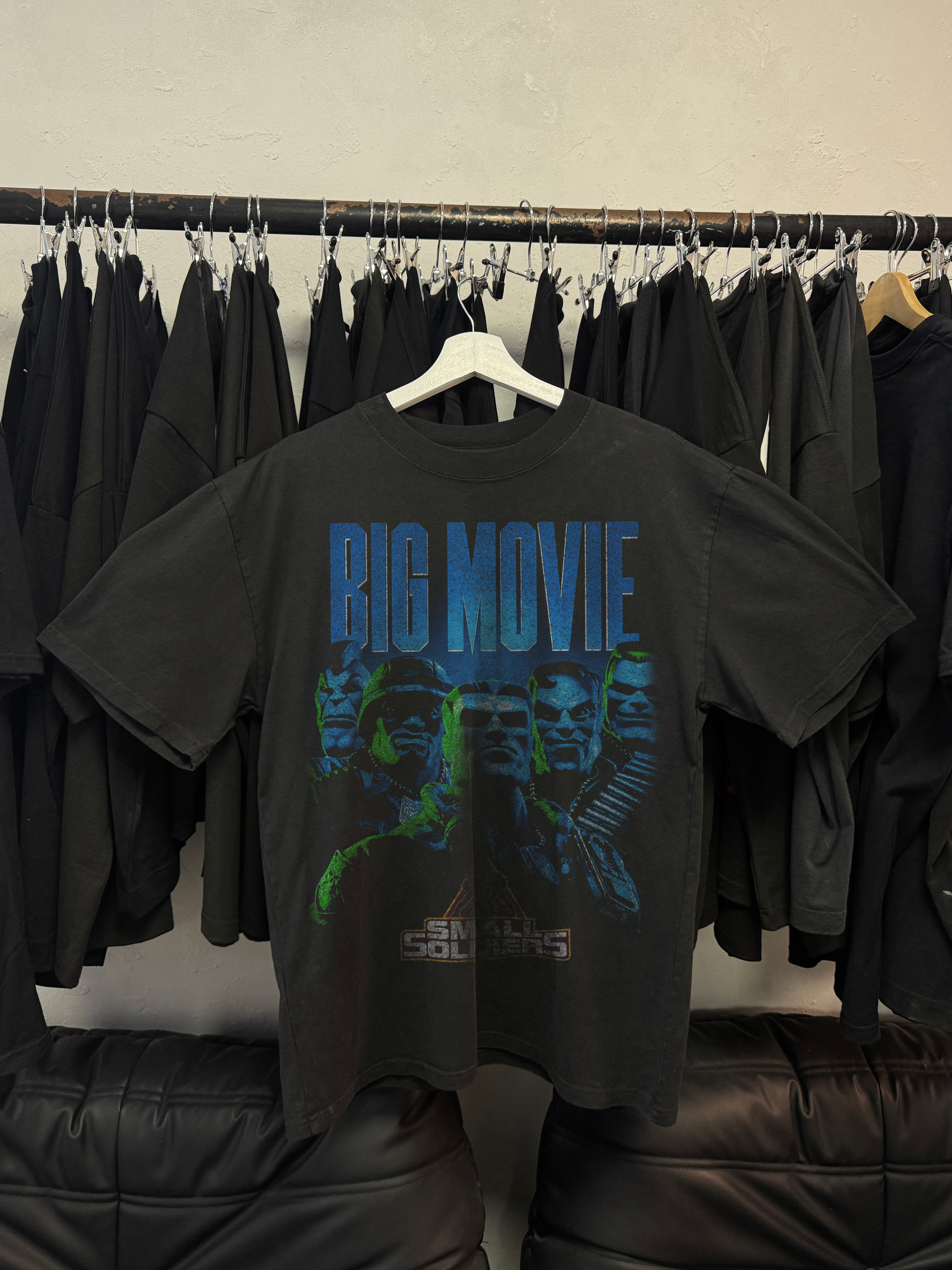 90's Small soldiers vintage black graphic t-shirt