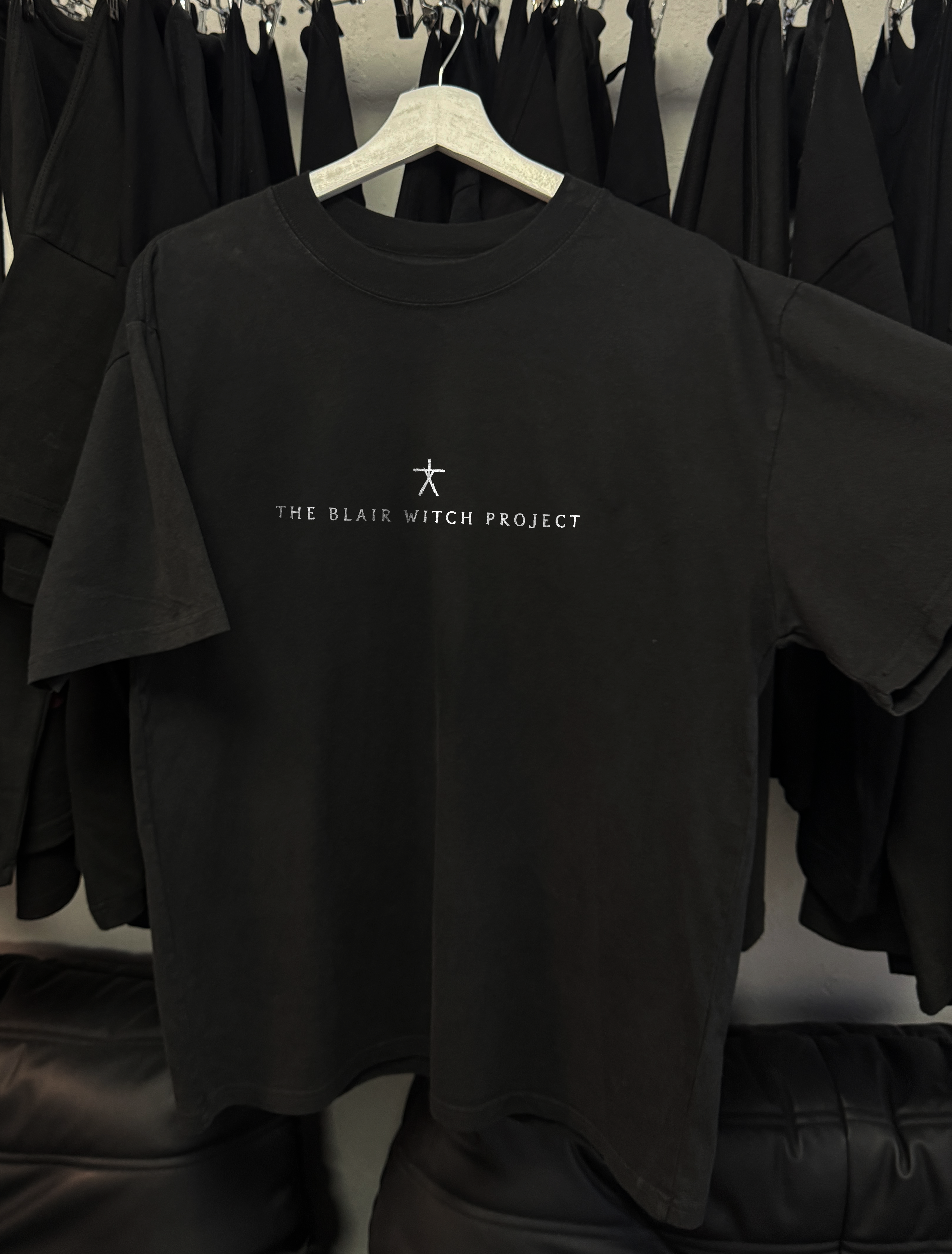 90's Blair witch project black graphic t-shirt