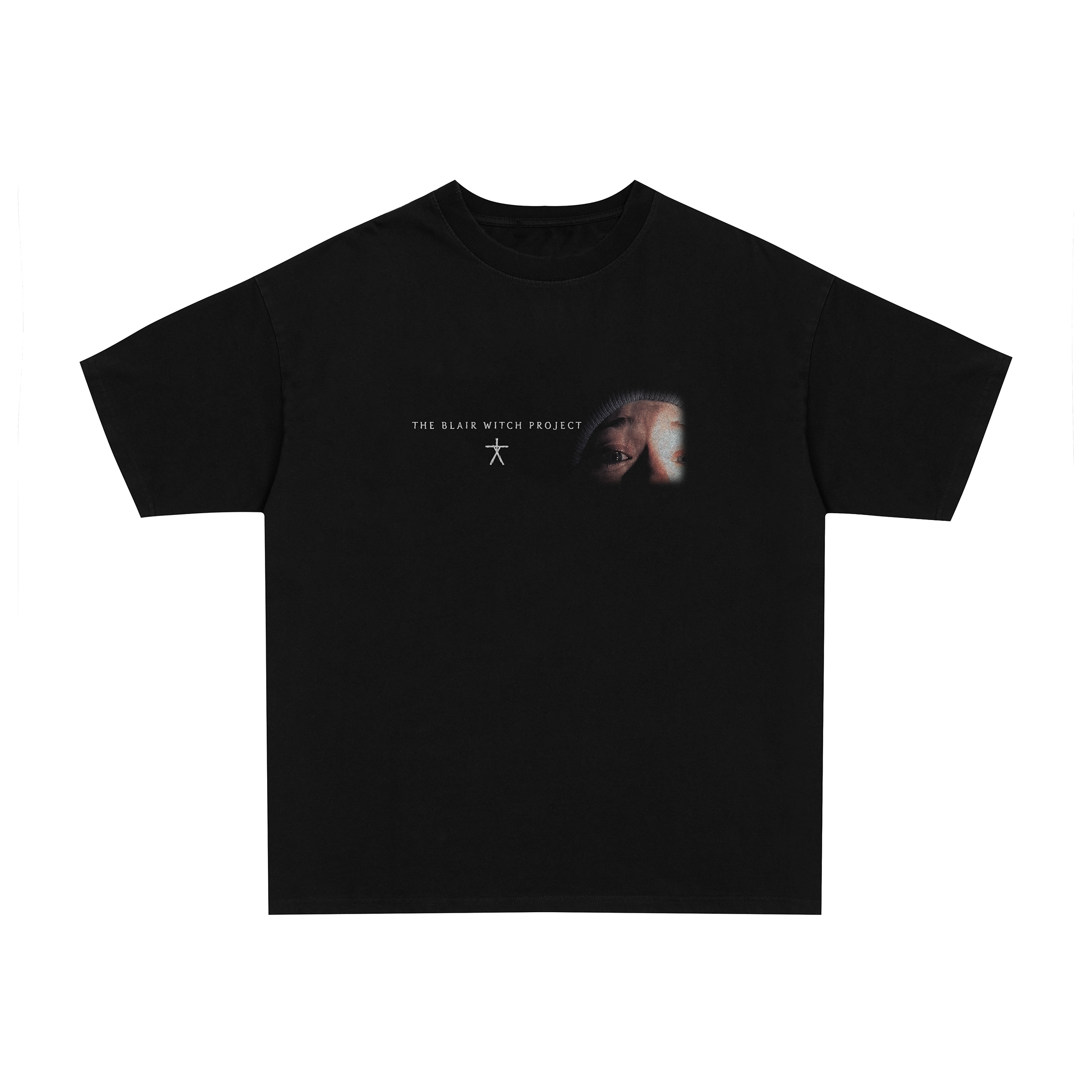 90's Blair witch project black graphic t-shirt