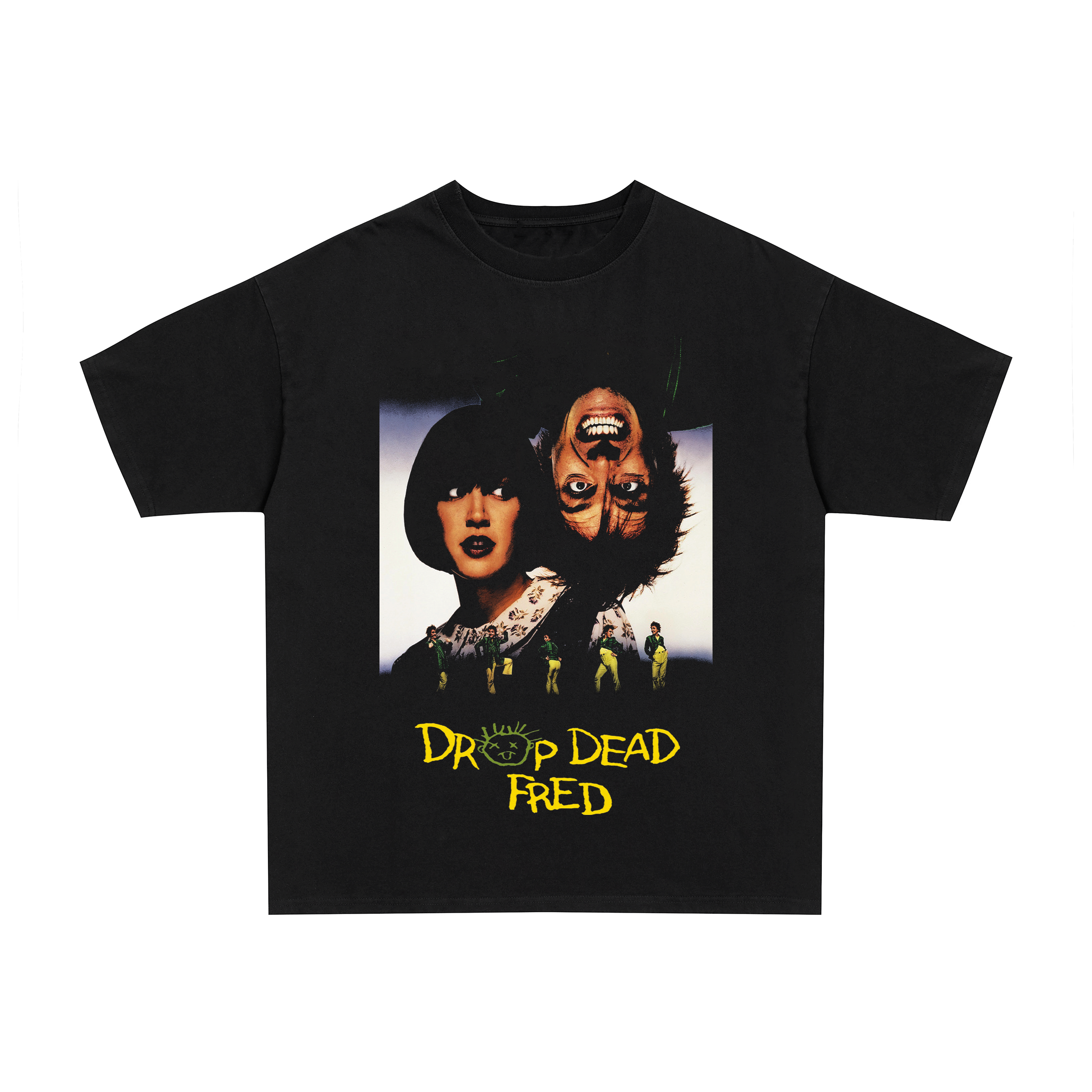 90's Drop Dead Fred vintage black tee