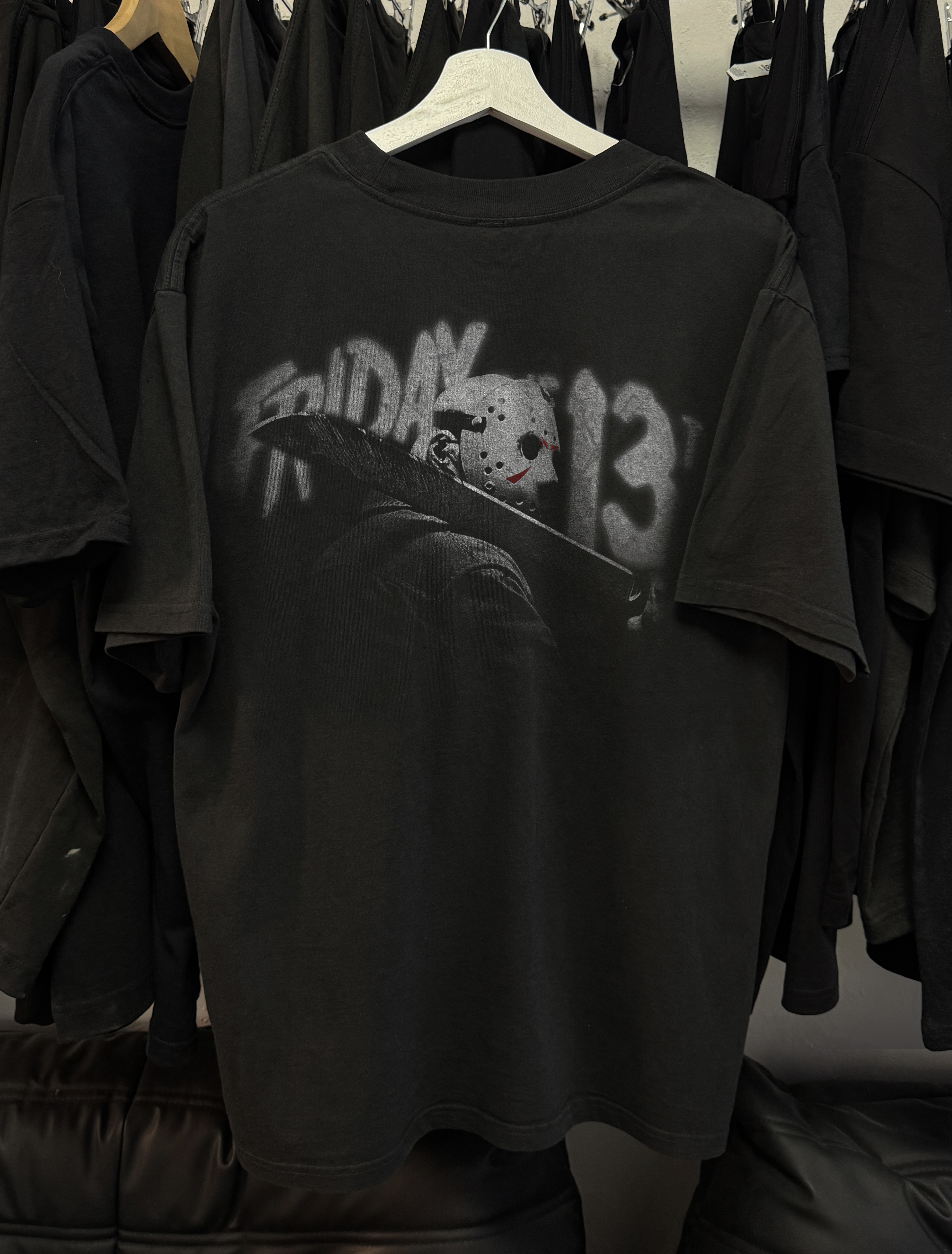 90's Jason vorhees vintage black graphic t-shirt