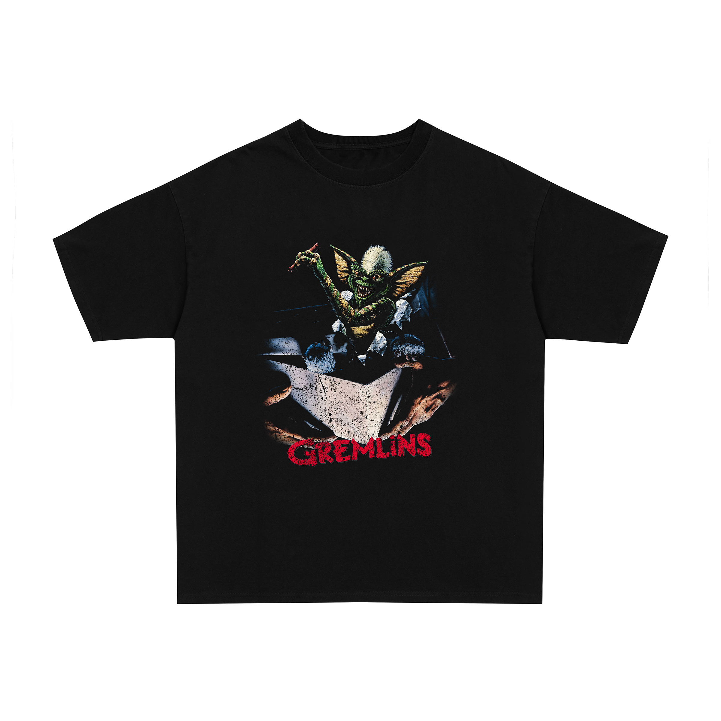 90's Gremlins vintage black graphic t-shirt