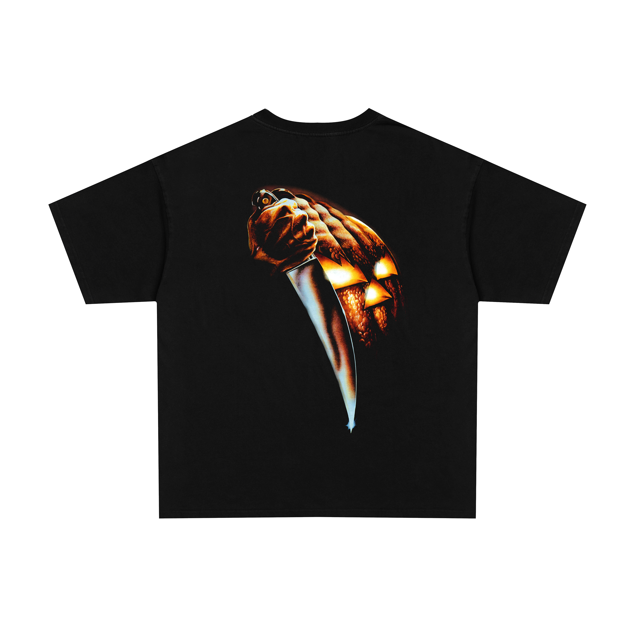 90's Halloween vintage black graphic t-shirt
