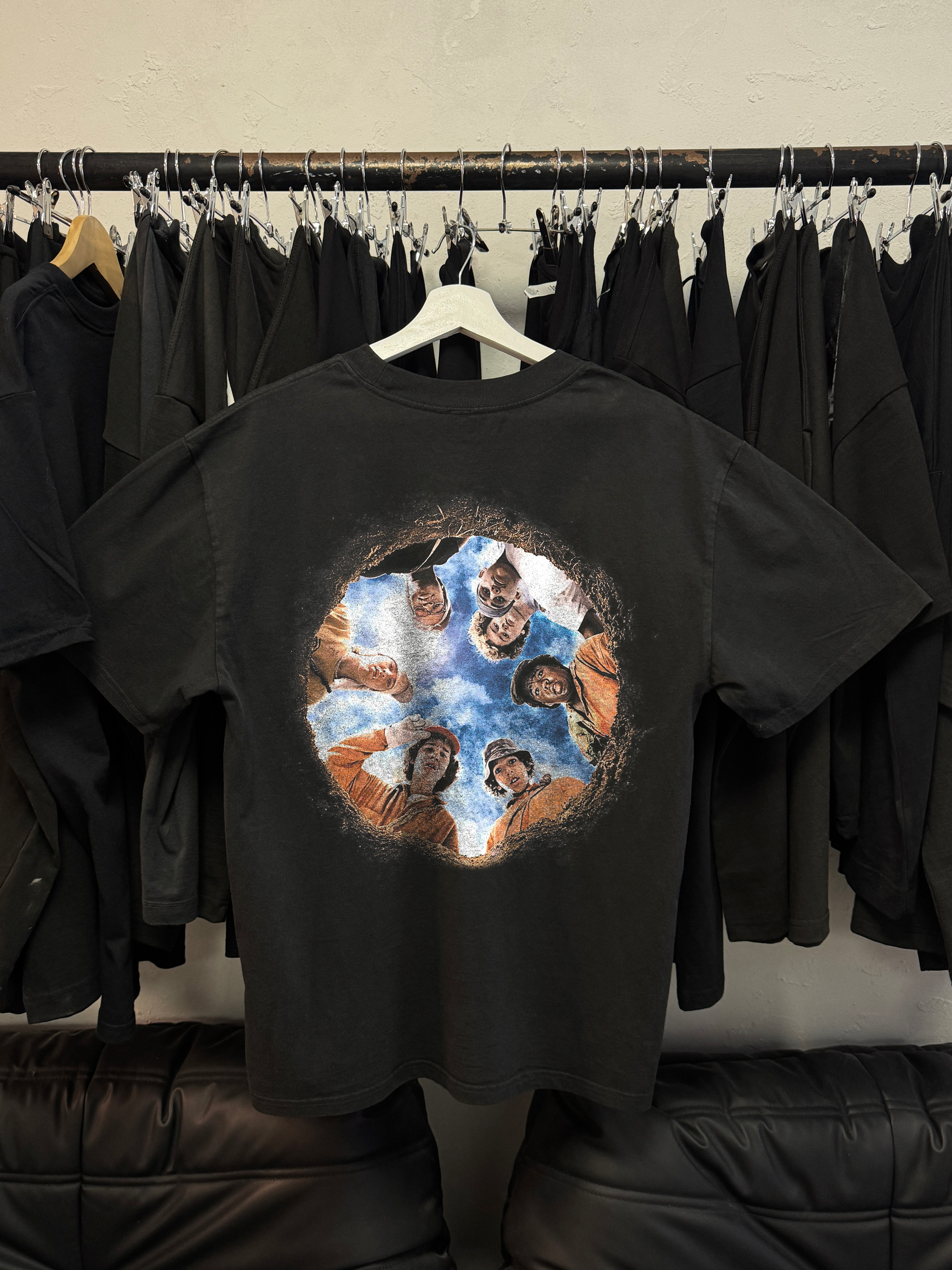 90's Holes movie merch vintage black graphic t-shirt