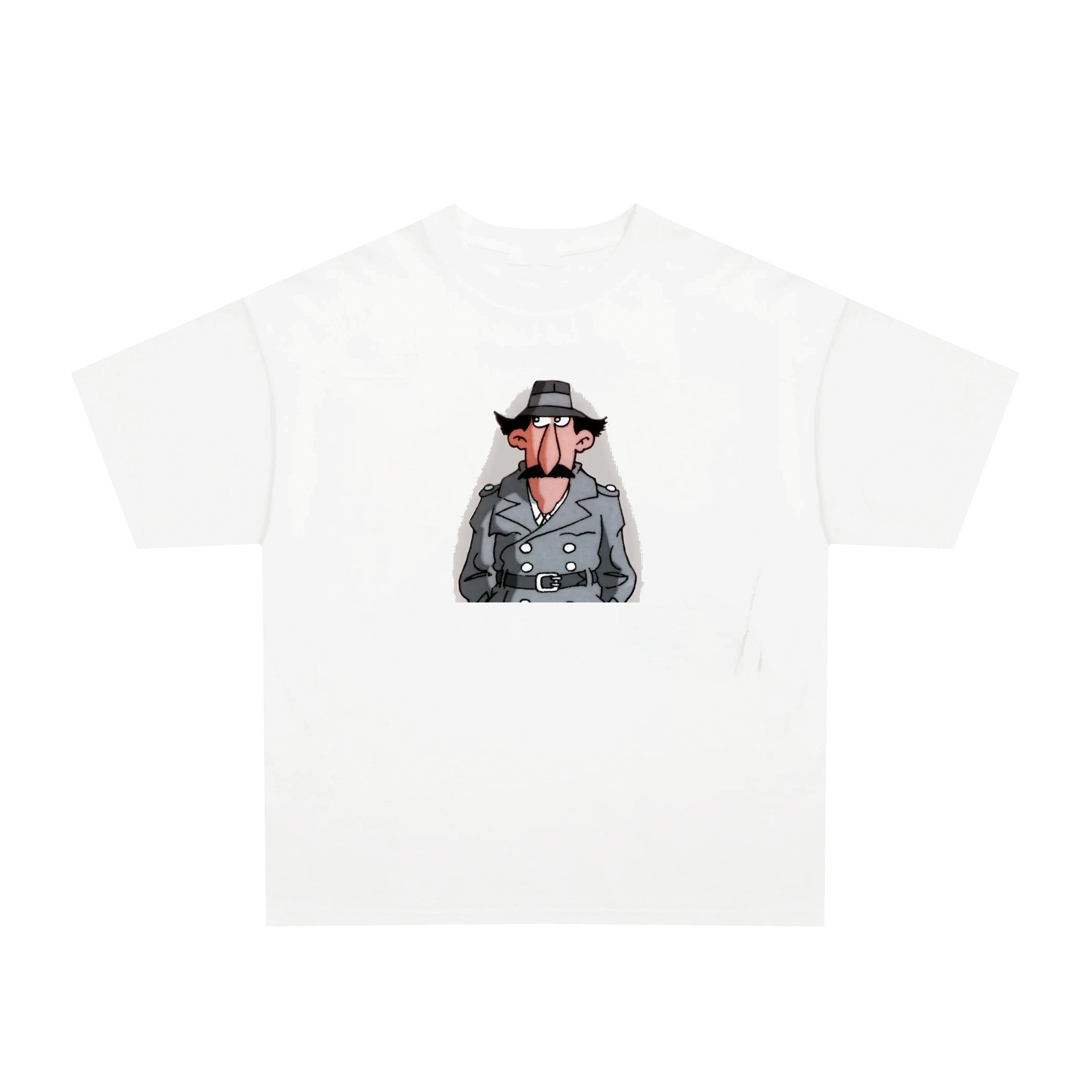 80's Inspector Gadget vintage white graphic t-shirt