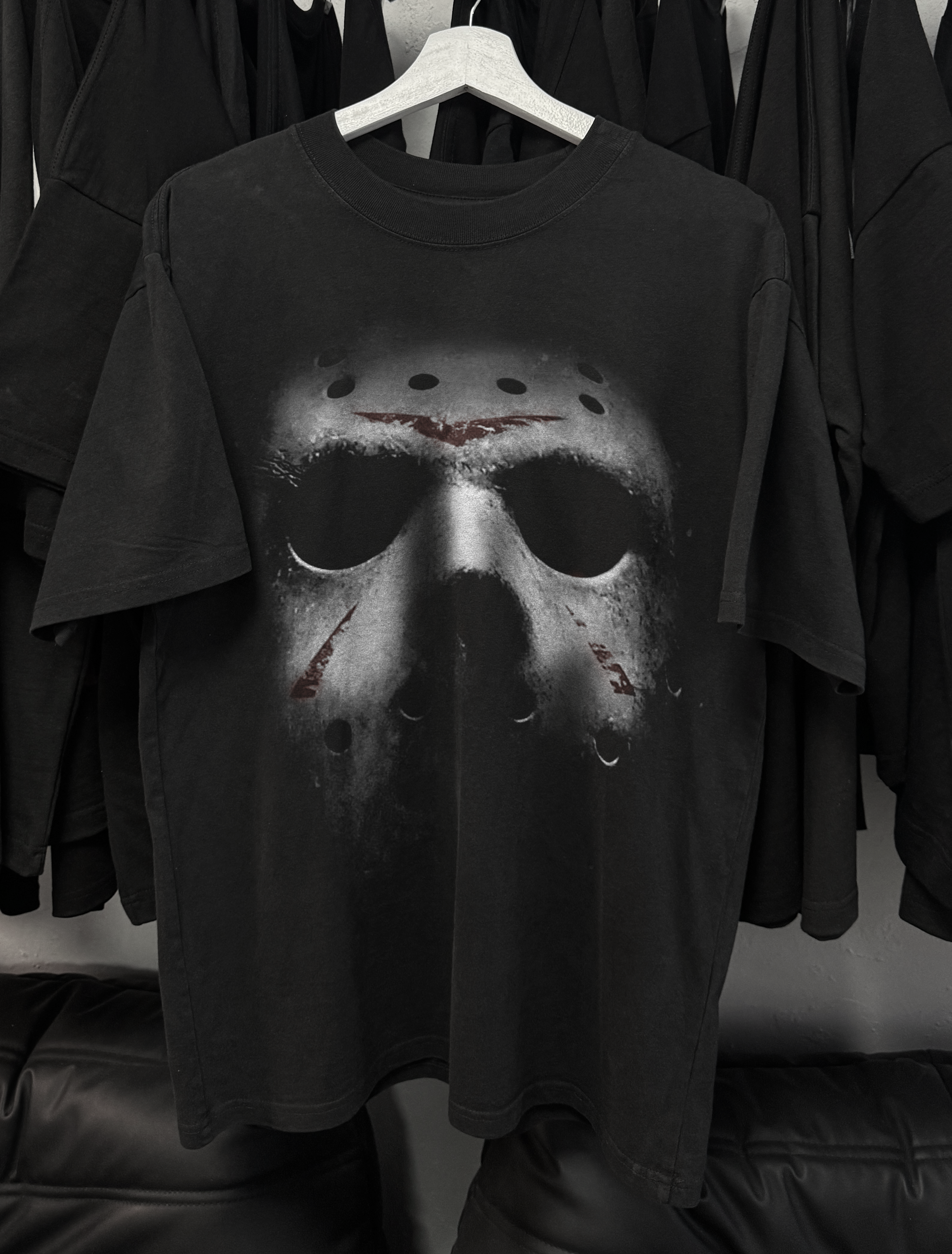 90's Jason vorhees vintage black graphic t-shirt