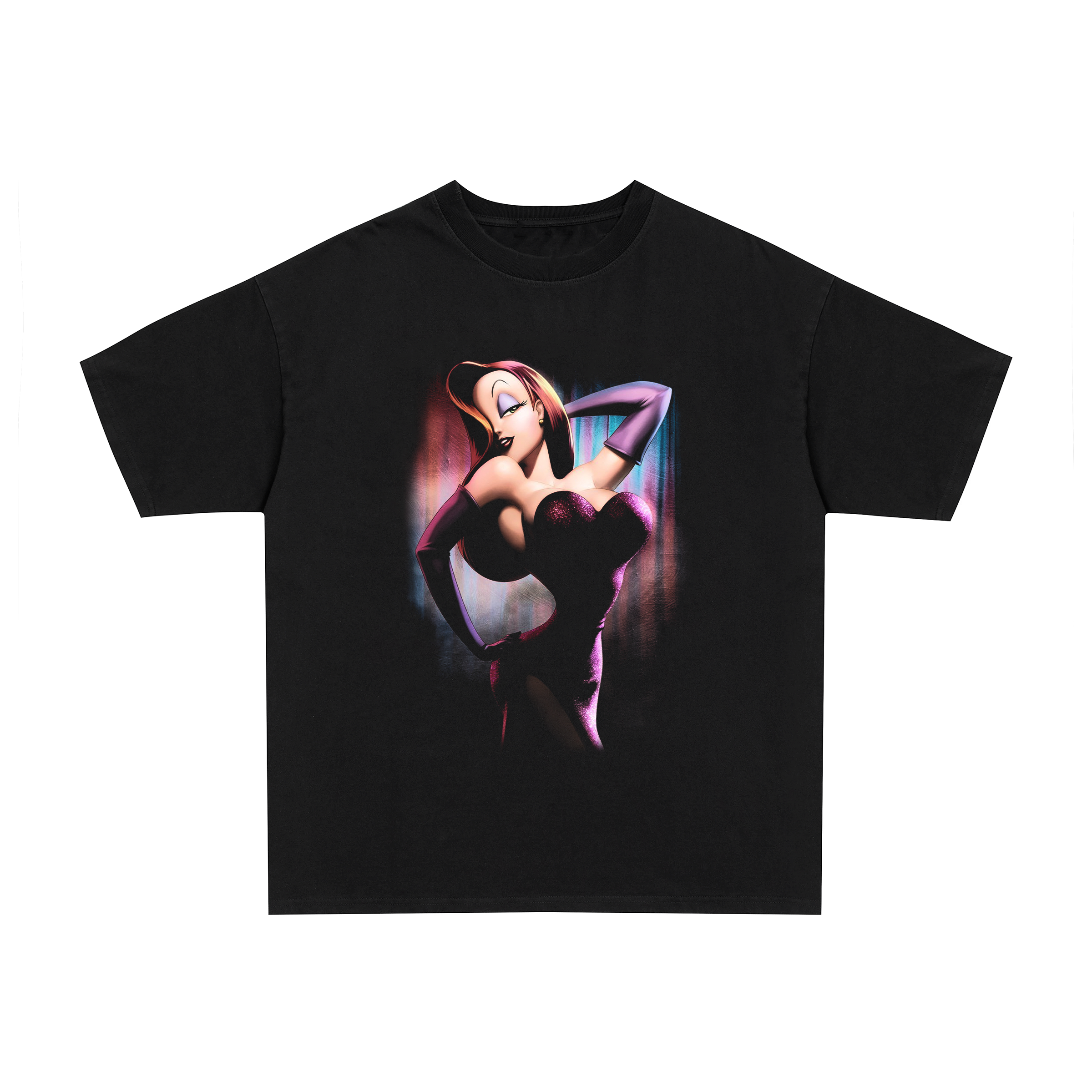 90's Jessica Rabbit vintage black tee