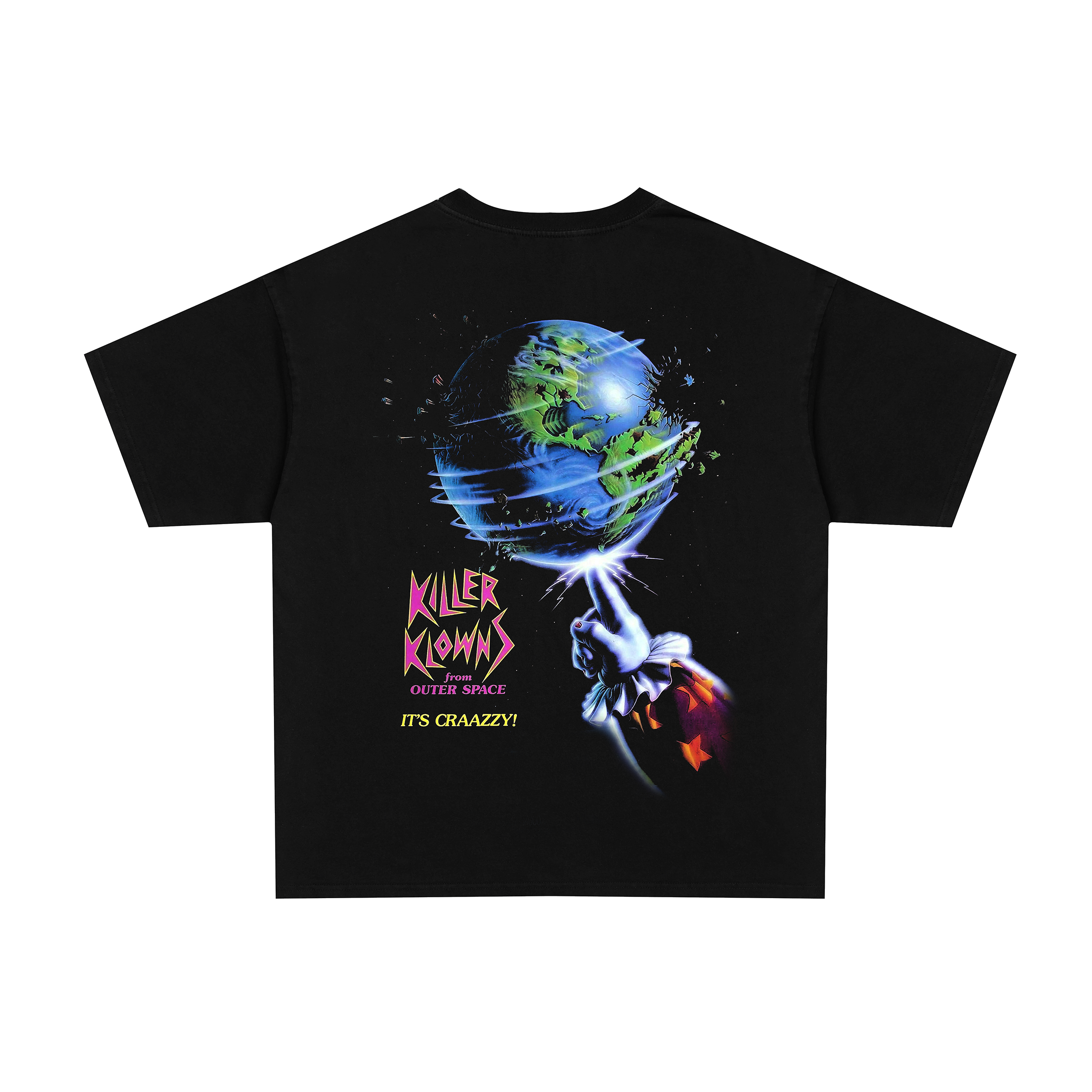 90's Killer Klowns from outer space vintage black graphic t-shirt