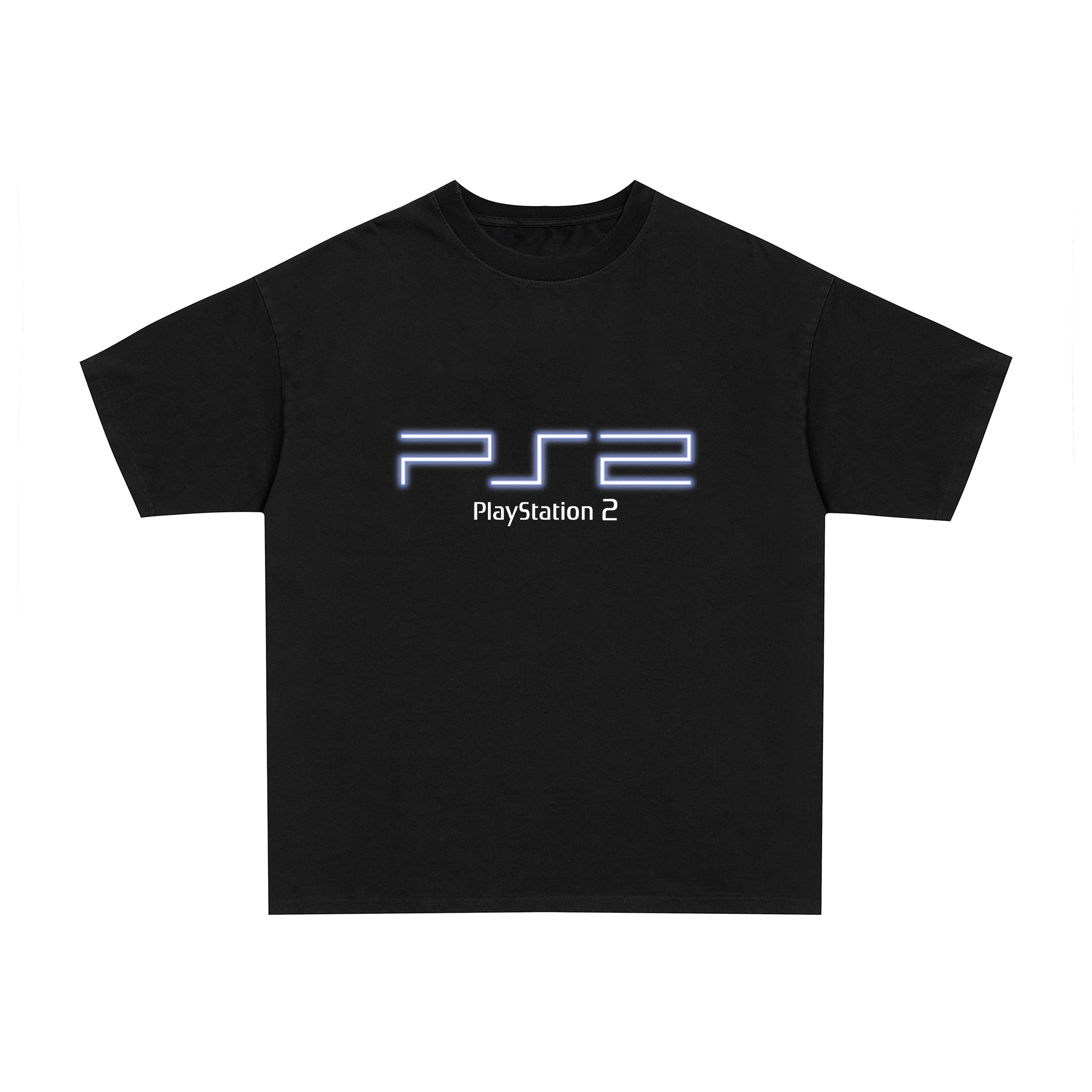 Vintage 2000s PS2 (PlayStation) black t-shirt, retro tech posterboy streetwear tee