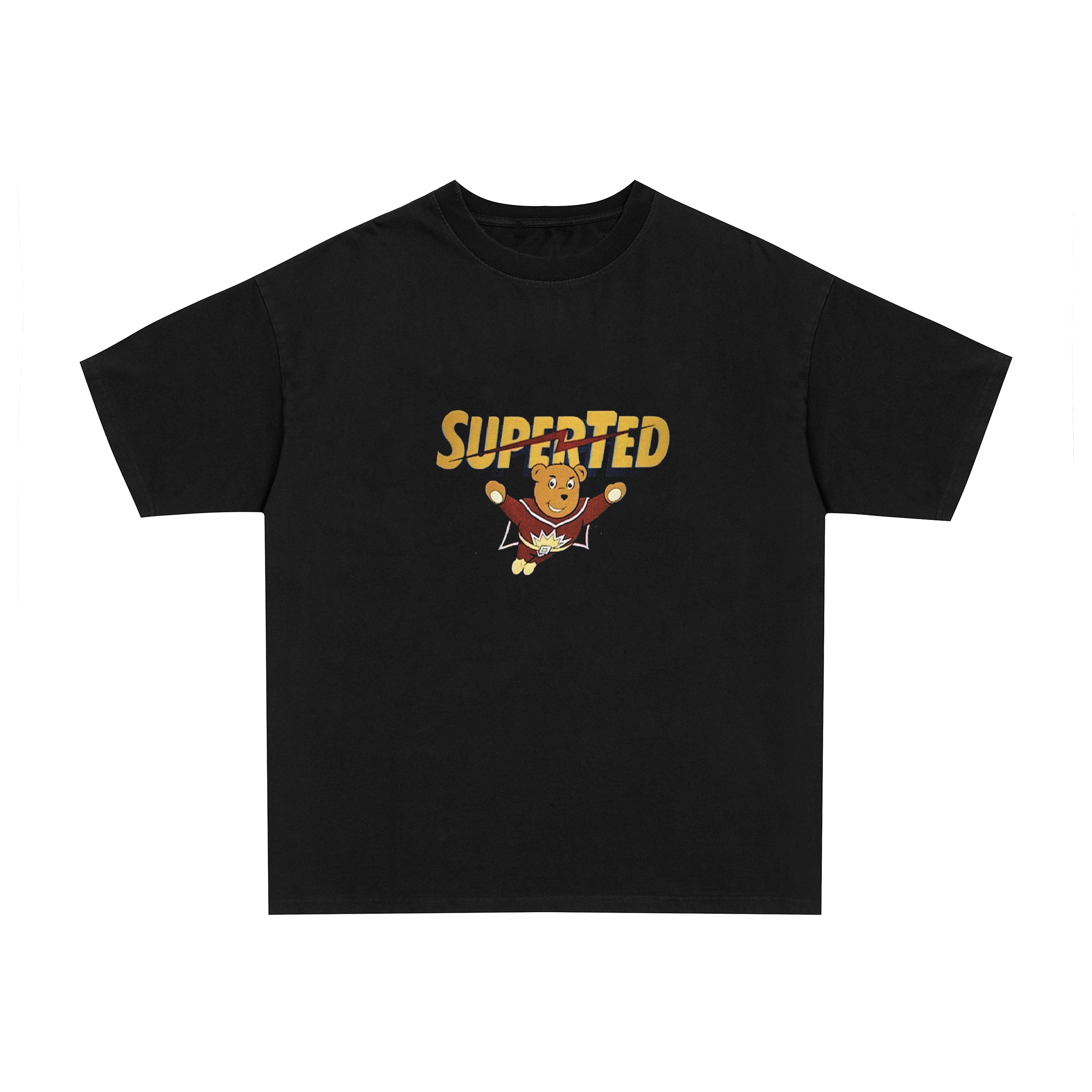 80's Super Ted vintage black graphic t-shirt